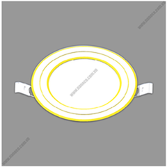 Đèn LED Downlight 3S SERI - IP20 viền vàng 12W Nanoco