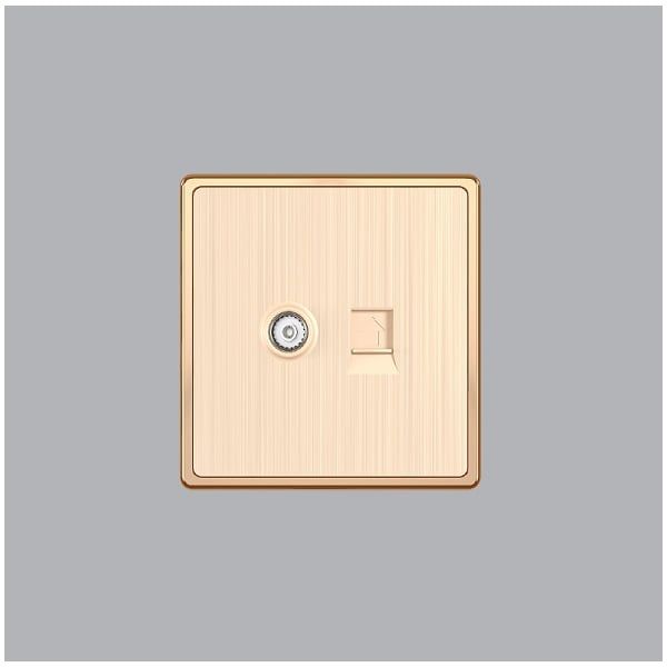 Ổ Cắm TV + Mạng Lan MPE S7TV/TEL