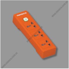 Ổ cắm có dây - Loại 3 ổ cắm đa năng + 1 công tắc NES3320-3 Nanoco