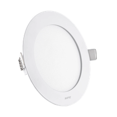 LED Panel MPE âm trần nhôm mặt tròn 12W phi 130 mm