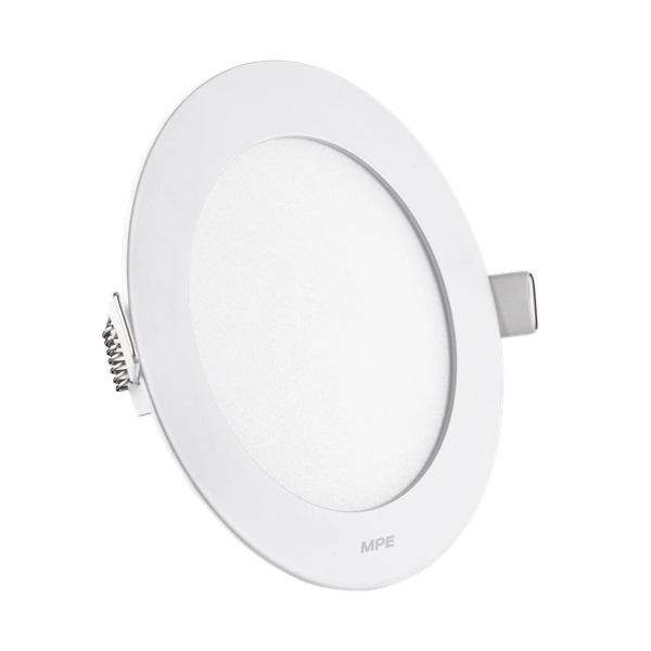 LED Panel MPE âm trần nhôm mặt tròn 12W phi 150 mm