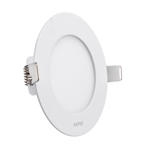 LED Panel MPE âm trần nhôm mặt tròn 9W phi 130 mm