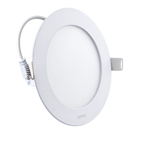 LED Panel MPE âm trần nhôm mặt tròn 9W phi 105 mm