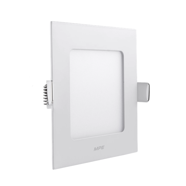 LED Panel âm trần nhôm mặt vuông 6W MPE SPL-6