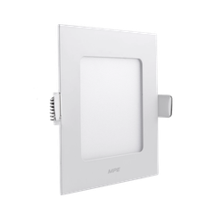 LED Panel âm trần nhôm mặt vuông 6W MPE SPL-6