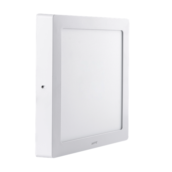 LED Panel ốp nổi nhôm, mặt vuông MPE SSPL 12W