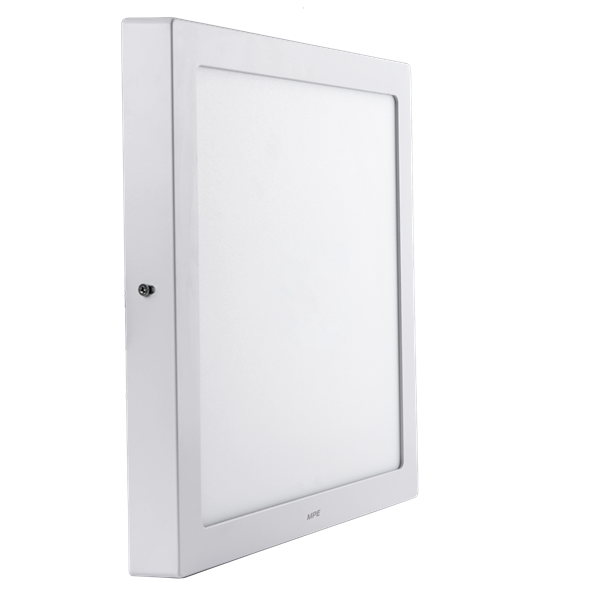 LED Panel ốp nổi nhôm, mặt vuông MPE SSPL 24W