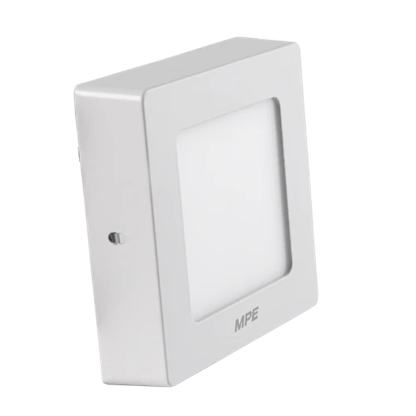 LED Panel ốp nổi nhôm, mặt vuông MPE SSPL 6W