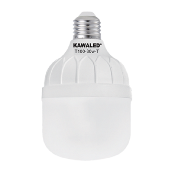 Đèn Led bulb trụ thân nhựa tròn Kawaled T100-30W-T/V