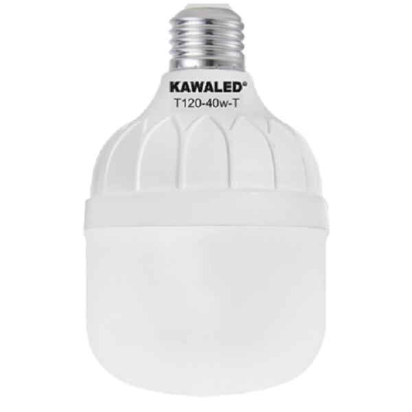 Đèn Led bulb trụ thân nhựa tròn Kawaled T120-40W-T/V