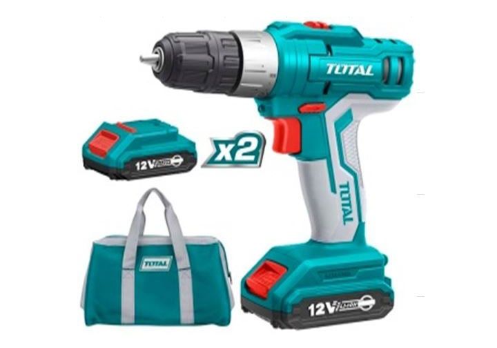 Máy khoan búa vặn vít dùng pin 12V Total TIDLI1222