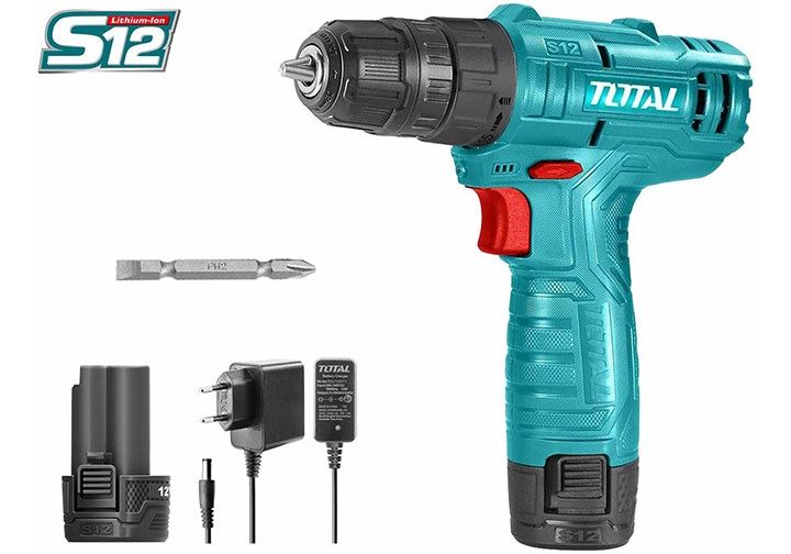 Máy khoan vặn vít dùng pin 12V Total TDLI12415
