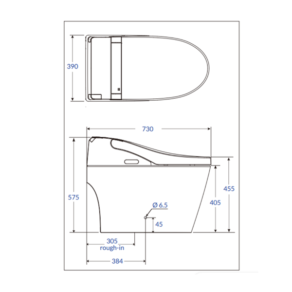 Bàn cầu thông minh Viglacera V92