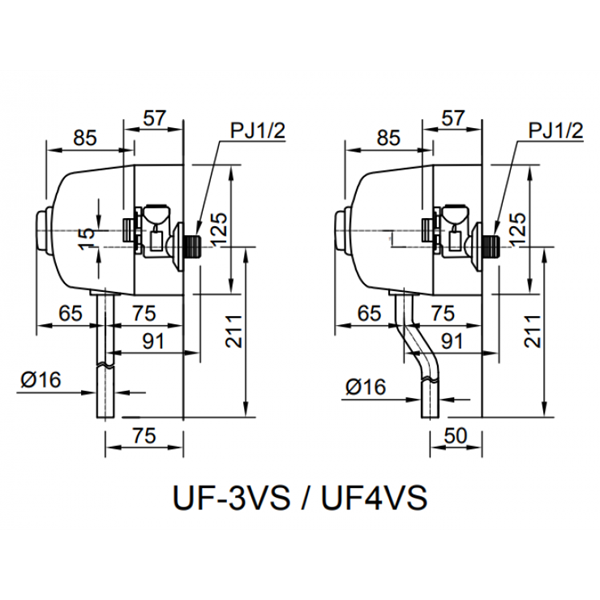 Van xả bồn tiểu Inax UF-4VS