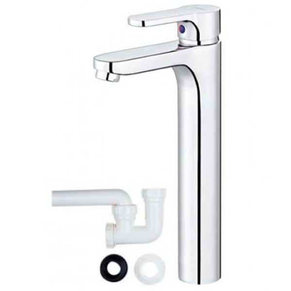 Vòi Lavabo Caesar BT571CU Nóng Lạnh Thân Cao Kèm Co P