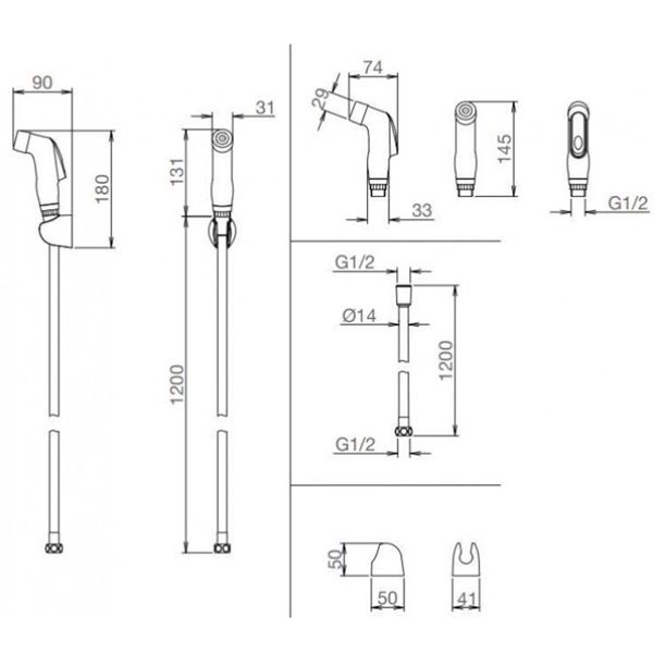 Vòi Xịt Toilet Viglacera VG826 (VGXP6)