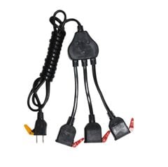 Ổ Cắm Nối Dây 1 Tay Bộ Chia 3 Đường Dài 2m Duhal ZCD320