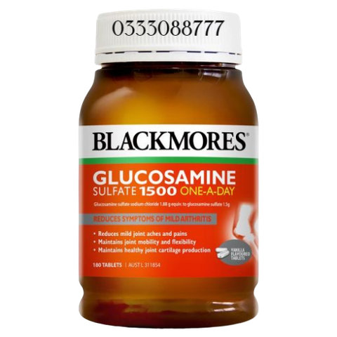 Blackmores Glucosamine 1500mg One-A-Day (Mẫu mới180 viên)
