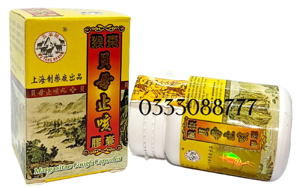 Thuốc Ho Margaritae Cough Capsules- Thuốc Ho Malaysia