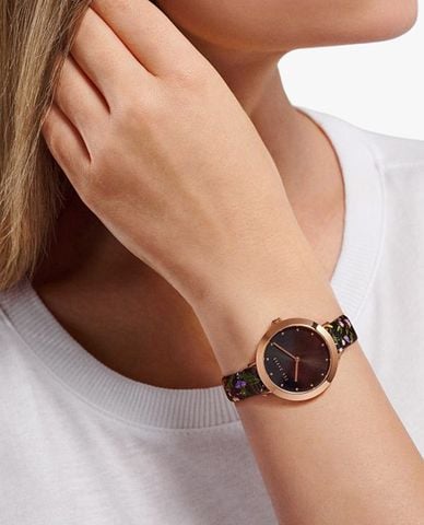  TED BAKER - Đồng hồ nữ mặt tròn 34mm 