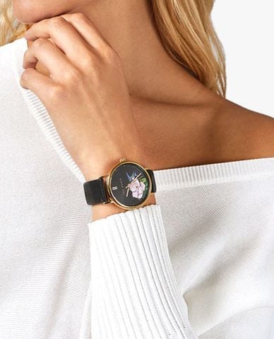  TED BAKER - Đồng hồ nữ mặt tròn 37mm 