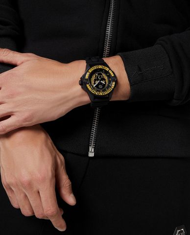  PHILIPP PLEIN - Đồng hồ nam The $Kull Carbon Fiber 44mm 
