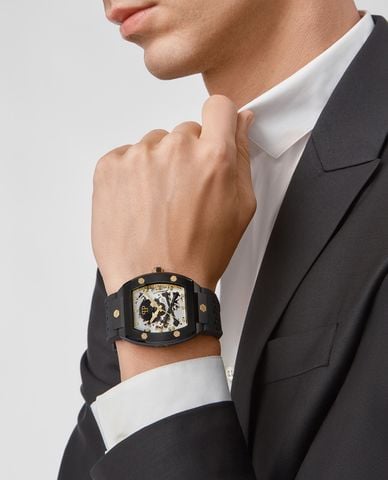  PHILIPP PLEIN - Đồng hồ nam Skeleton Automatic 44mm 