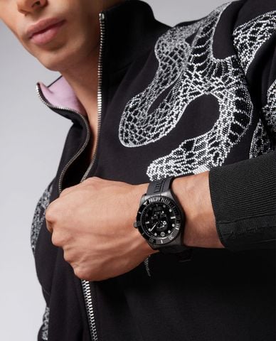  PHILIPP PLEIN - Đồng hồ nam The $Kull Diver 44mm 