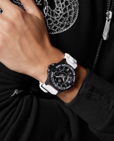  PHILIPP PLEIN - Đồng hồ nam The $Kull Carbon Fiber 44mm 