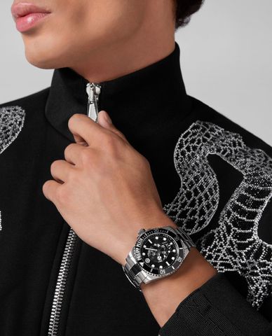  PHILIPP PLEIN - Đồng hồ nam The $Kull Diver 44mm 