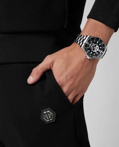  PHILIPP PLEIN - Đồng hồ nam The $Kull Diver 44mm 