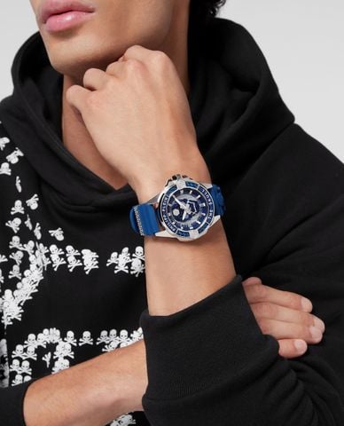  PHILIPP PLEIN - Đồng hồ nam The $Kull Carbon Fiber 44mm 