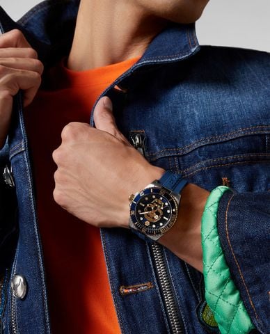  PHILIPP PLEIN - Đồng hồ nam The $Kull Diver 44mm 