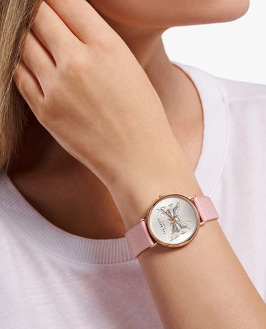  TED BAKER - Đồng hồ nữ mặt tròn 37mm 