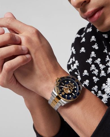  PHILIPP PLEIN - Đồng hồ nam The $Kull Diver 44mm 