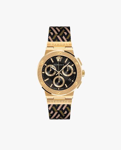  VERSACE - Đồng hồ nữ Greca Logo Chrono 43mm 