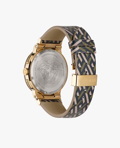  VERSACE - Đồng hồ nữ Greca Logo Chrono 43mm 