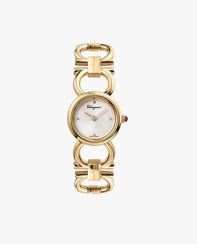  FERRAGAMO - Đồng hồ nữ Double Gancini 22mm 