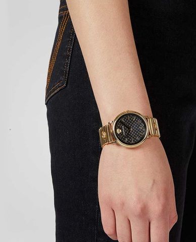  VERSACE - Đồng hồ nữ V Circle Logomania ED 38mm 