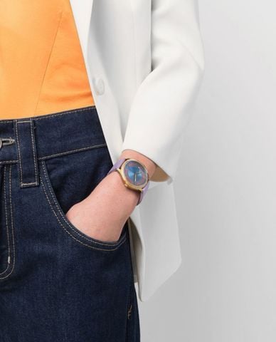  VERSACE - Set đồng hồ nữ Logo Halobox 38mm 