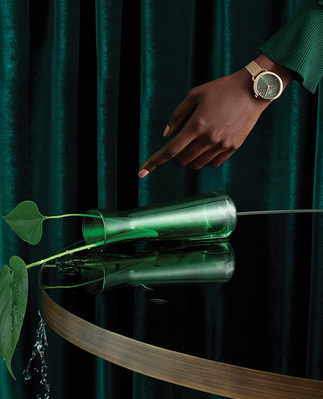 TED BAKER - Đồng hồ nữ mặt tròn 37mm