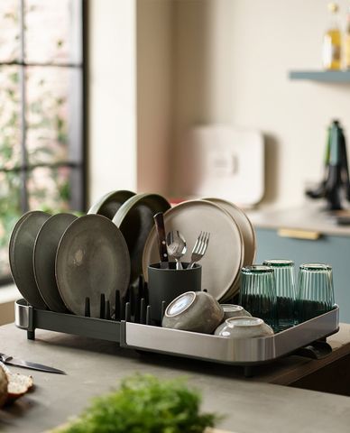  JOSEPH JOSEPH - Khay úp bát đĩa Duo Steel Expanding Dishrack 