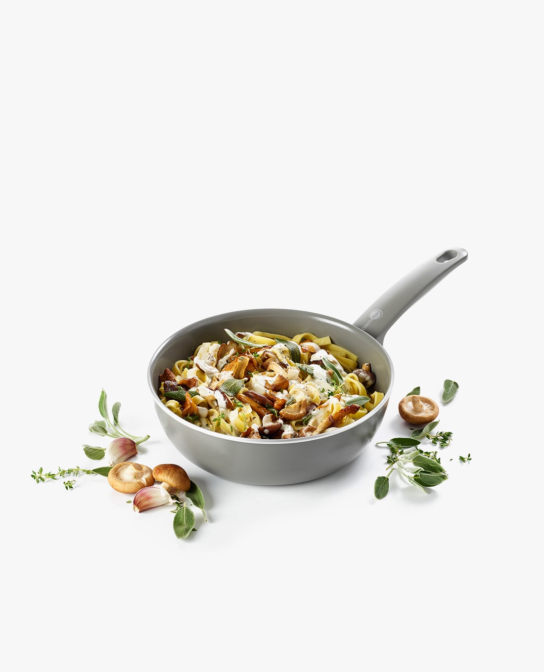 GREENPAN - Chảo chống dính lòng sâu Cambridge Bronze 24cm