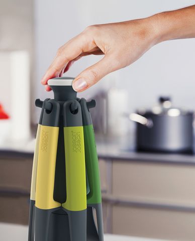  JOSEPH JOSEPH - Bộ dụng cụ nấu ăn 6 món kèm giá đỡ Elevate™ Opal 