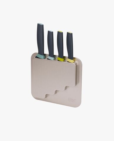  JOSEPH JOSEPH - Bộ dao 4 món kèm giá đỡ gắn cửa thông minh DoorStore™ Elevate™ 
