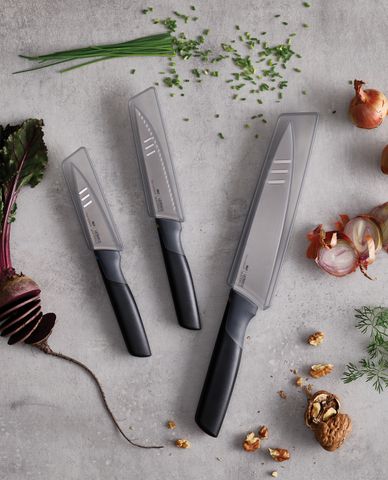  JOSEPH JOSEPH - Bộ dao 3 món kèm vỏ bọc dao Elevate 