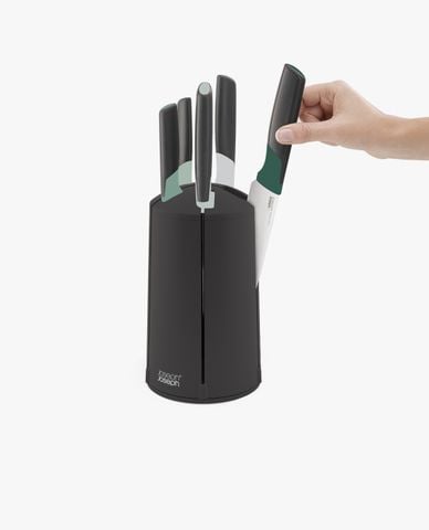  JOSEPH JOSEPH - Bộ dao 5 món kèm đế xoay Elevate™ Editions Sage 