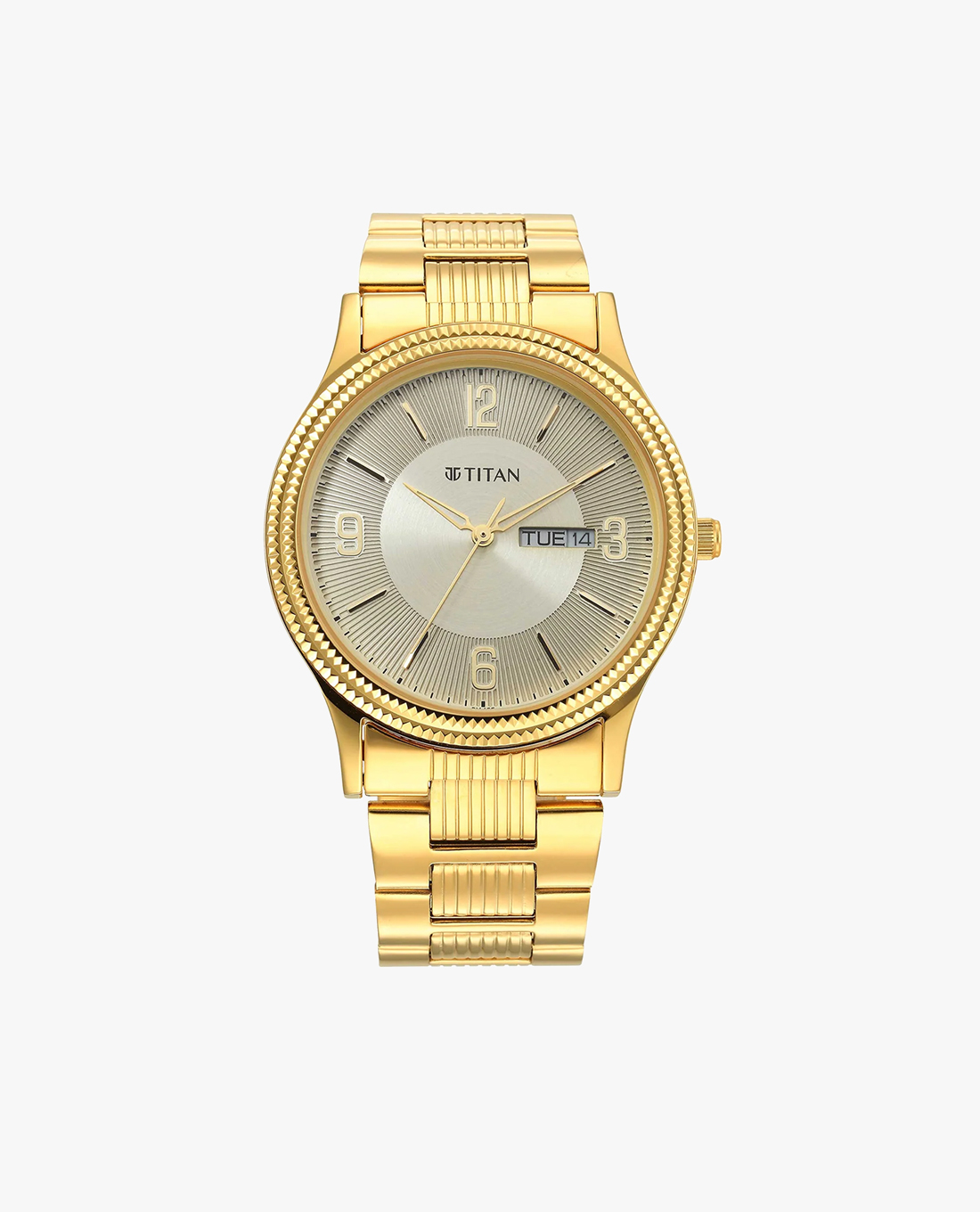 TITAN - Đồng hồ nam Champagne Dial Analog 40mm