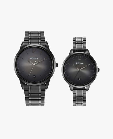  TITAN - Đồng hồ đôi nam nữ Neo Bandhan 43mm & 36mm 