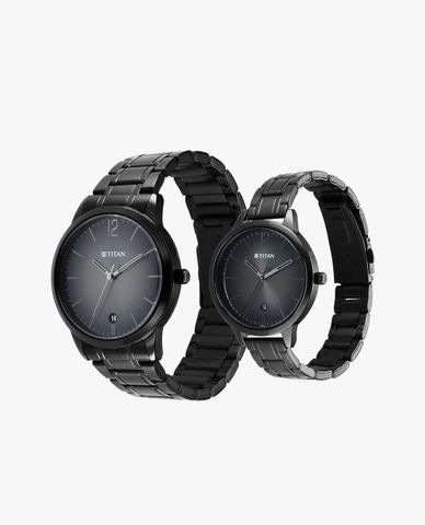  TITAN - Đồng hồ đôi nam nữ Neo Bandhan 43mm & 36mm 